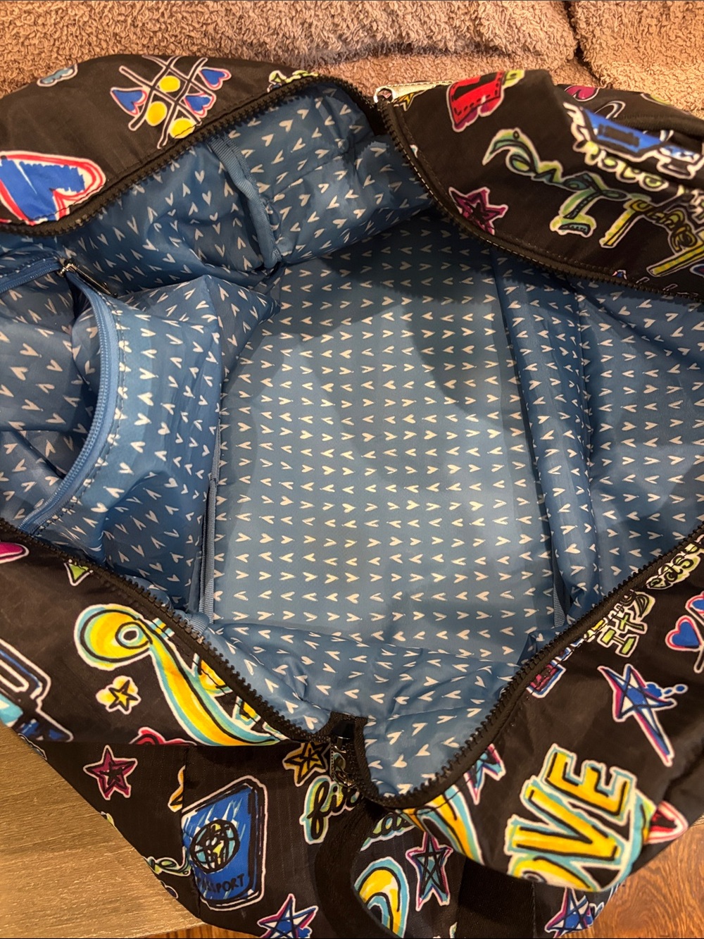 Brighton Love Scribble Jetsetter Duffle - Picture 7 of 10